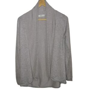 ZARA KNIT Grey Lightweight Open Front Casual Cardigan Size Medium